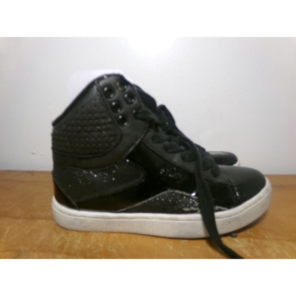 Dance Hip Hop Shoes Pastry Kids 12 High Top Sneakers Glitter